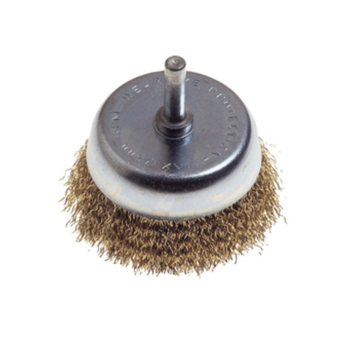 POGGI 485.00 SPAZZOLA A TAZZA ACCIAIO G6 D 70 MM