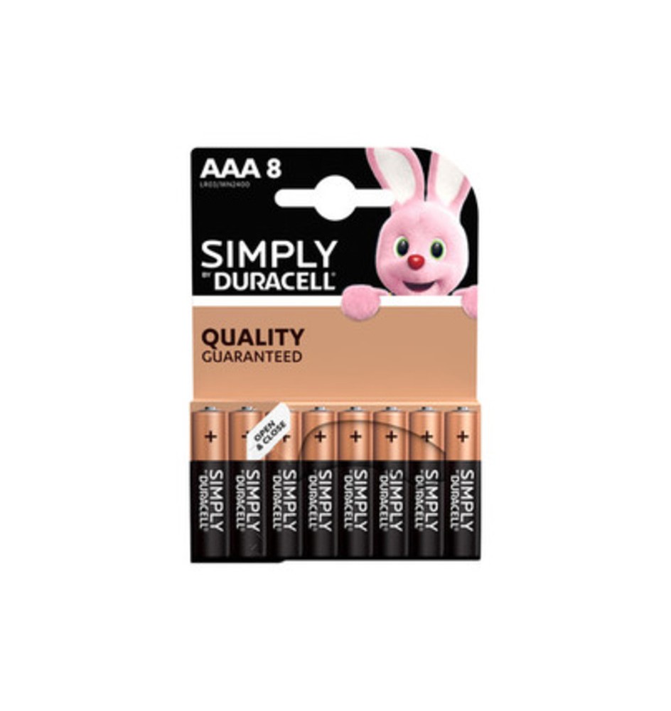 DURACELL SIMPLY ALCALINA MINISTILO 8 PZ MN2400