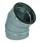 GOMITO DOPPIA PARETE A 45° ø cm 10/15