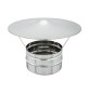 FUMAIOLO FISSO ACCIAIO ZINCATO D 12 CM