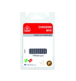 MAESTRI BLISTER CHIODINI M15 P/FISSATRICE 1700 PZ