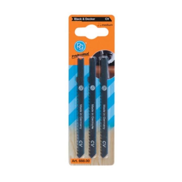 POGGI 687.00 3 LAME P/SEGHETTO ALTERN DENTI GROS