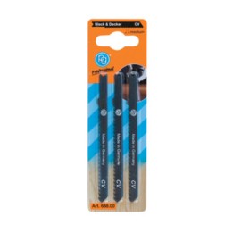 POGGI 688.00 3 LAME P/SEGHETTO ALTERN DENTI MEDI