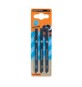 POGGI 688.00 3 LAME P/SEGHETTO ALTERN DENTI MEDI