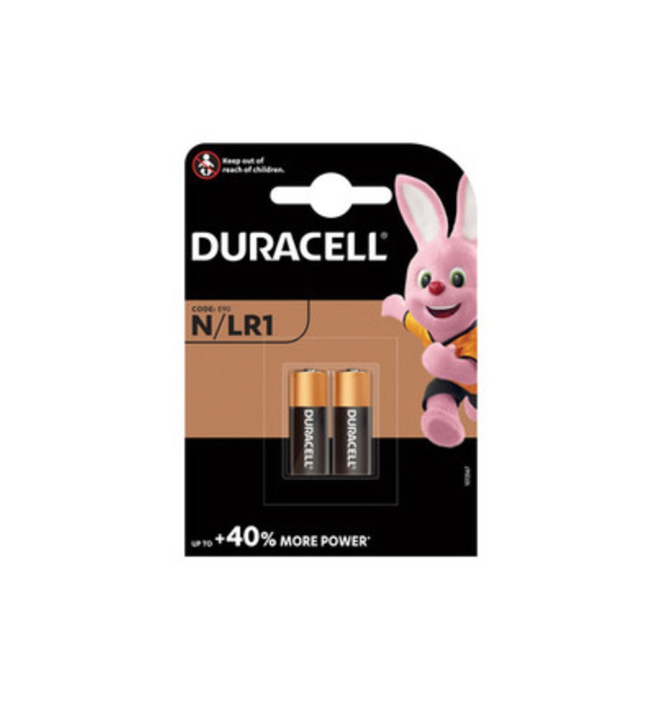 DURACELL BATT ALCALINA 1,5V 2 PZ N/LR1