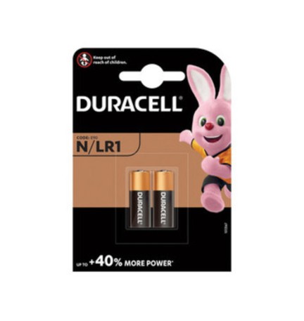 DURACELL BATT ALCALINA 1,5V 2 PZ N/LR1