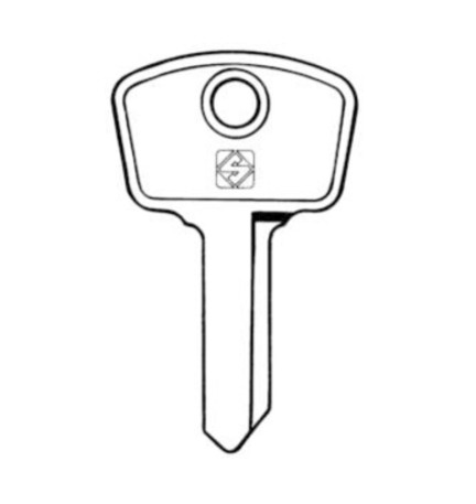 SILCA AF5D CHIAVE AUTO ACCIAIO