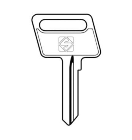 SILCA AF16A CHIAVE AUTO ACCIAIO