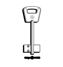 SILCA 5BE3 CHIAVE DOPPIA MAPPA OTTONE