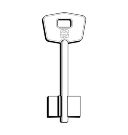 SILCA 5MT3 CHIAVE DOPPIA MAPPA OTTONE