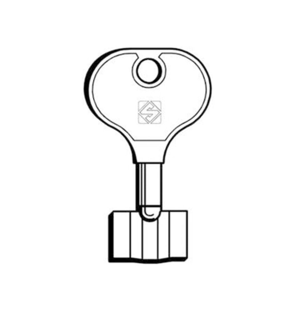SILCA 5PT5 CHIAVE POMPA OTTONE
