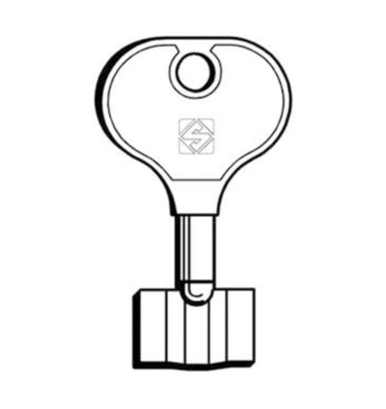 SILCA 5PT5 CHIAVE POMPA OTTONE