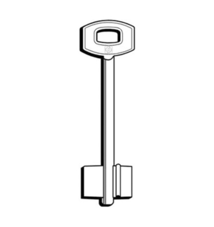 SILCA 5SCM4 CHIAVE DOPPIA MAPPA OTTONE