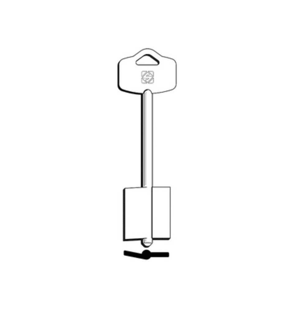 SILCA 5EY24 CHIAVE DOPPIA MAPPA OTTONE