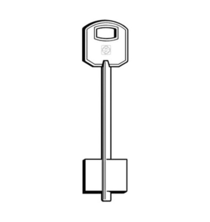 SILCA 5FEB7 CHIAVE DOPPIA MAPPA OTTONE