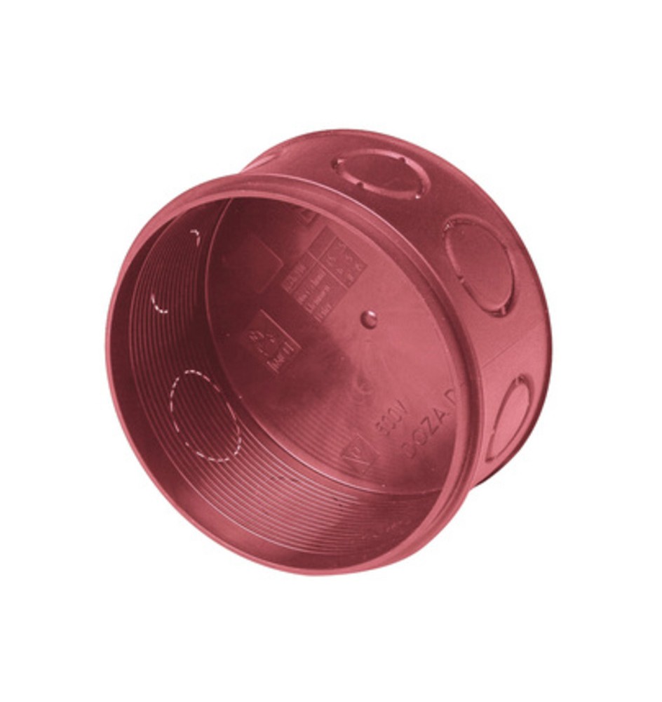 CASSETTA DERIVAZIONE INCASSO IP40 D 80X40 MM