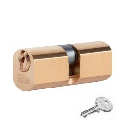 ISEO F5 8400 CILINDRO TONDO 27-27 D22 OTTONATO C/3CH