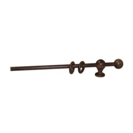 BASTONE LEGNO A STRAPPO D 11 NOCE 80CM C/SUPP.
