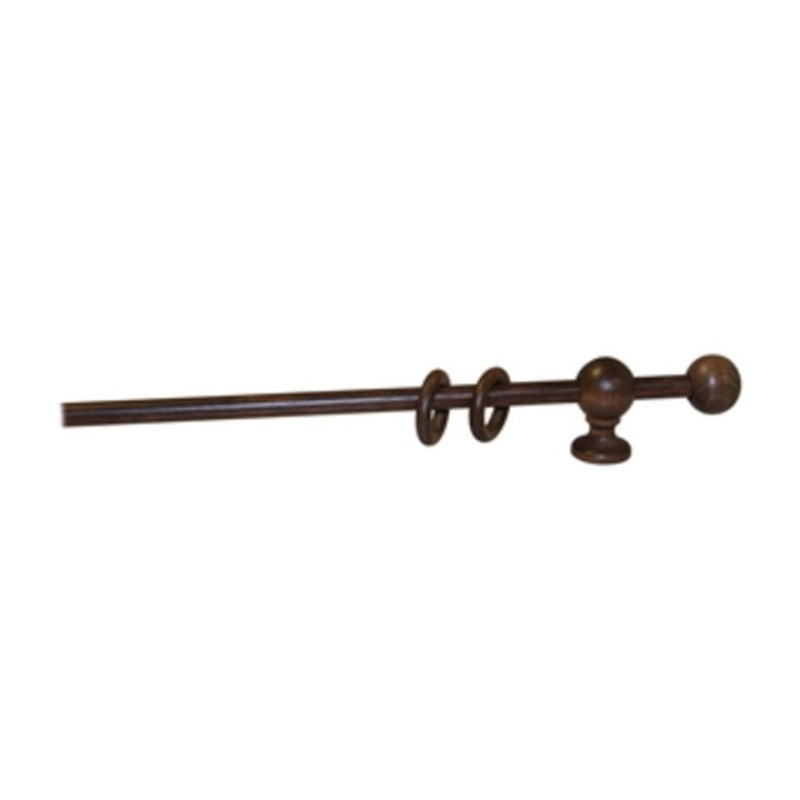 BASTONE LEGNO A STRAPPO D 11 NOCE 80CM C/SUPP.