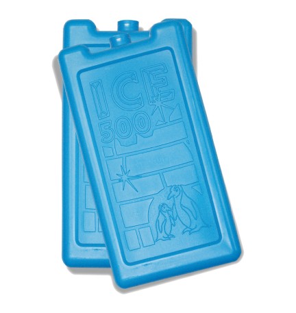 MATTONELLA GHIACCIO PER CONTENITORI TERMICI 'ICE 5 2 pezzi x 500 gr. - cm 9,5 x 4 x h.17 (singolo pezzo)