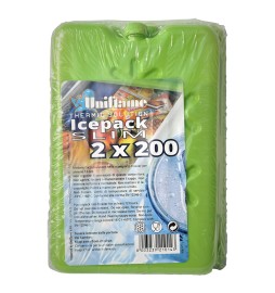 MATTONELLA GHIACCIO PER CONTENITORI TERMICI 'ICE P 2 x 200 grammi