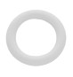 ANELLO BASTONE TENDA D 46X66 PLASTICA C/FORO BIANCO