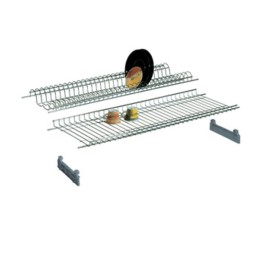 MENSOLA SCOLAPIATTI ACCIAIO CROM C/SUPP 76 CM