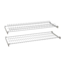 MENSOLA SCOLAPIATTI ACCIAIO PLAST C/SUPP 86 CM