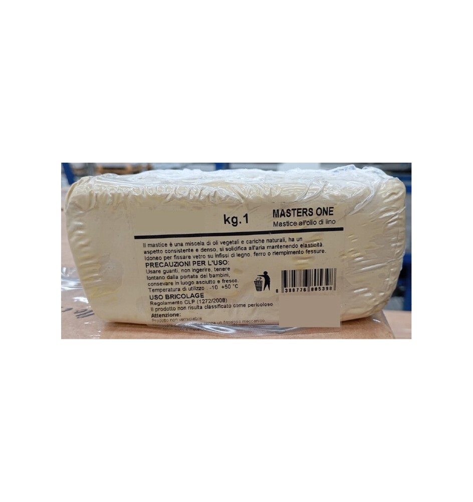 MASTICE P/VETRI BIANCO DA 1 KG