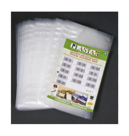 BUSTA GOFFRATA 20X30 CM P/SOTTOVUOTO 25 PZ