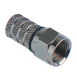 CONNETTORE A VITE TIPO F P/CAVO SAT TV 6,40MM