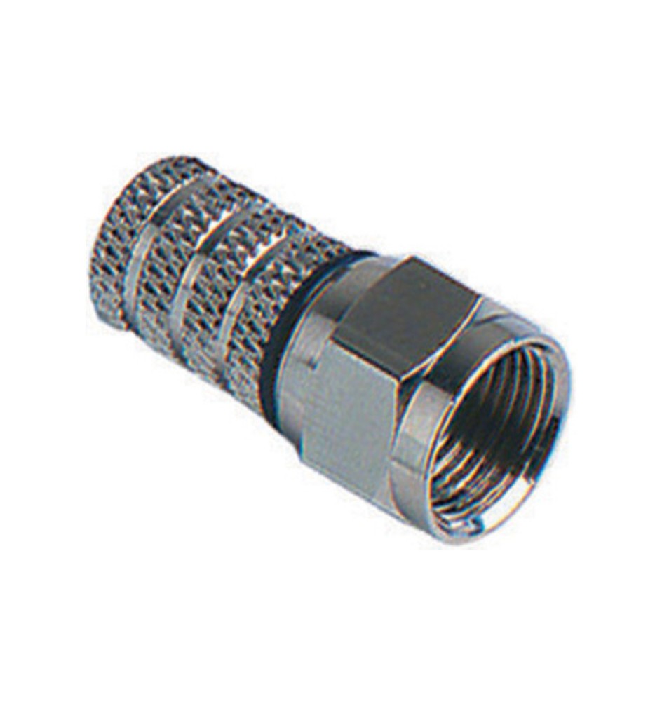 CONNETTORE A VITE TIPO F P/CAVO SAT TV 6,40MM