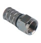 CONNETTORE A VITE TIPO F P/CAVO SAT TV 6,40MM