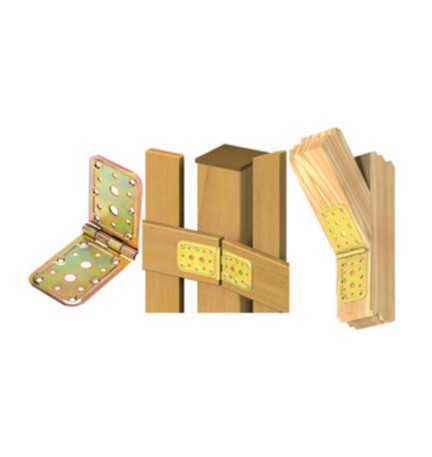 PIASTRA 741 A CERNIERA ACCIAIO TROPIC 65X 98X 98 MM