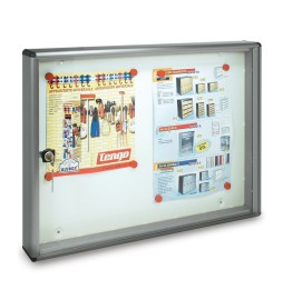 BACHECA FONDO MAGNETICO ALUBOX BC2 55X5X40 ARG