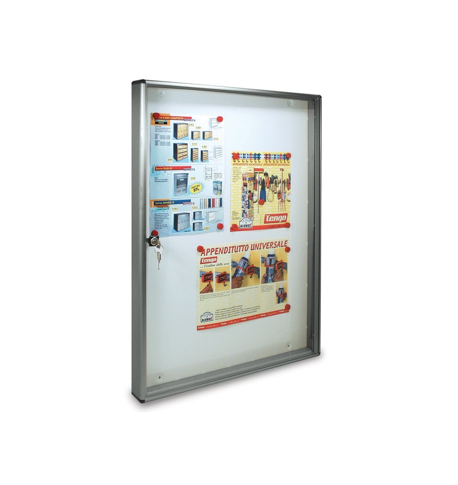 BACHECA FONDO MAGNETICO ALUBOX BC5 55X5X73 ARG
