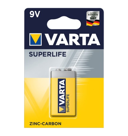 PILA TRANSISTOR SUPERLIFE '6F22' Pz 1 - 9V - E