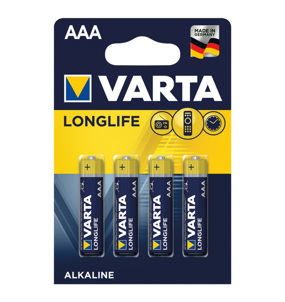 PILA MINISTILO LONGLIFE 'LR03' Pz 4 - 1,5 V - AAA