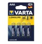 PILA MINISTILO LONGLIFE 'LR03' Pz 4 - 1,5 V - AAA