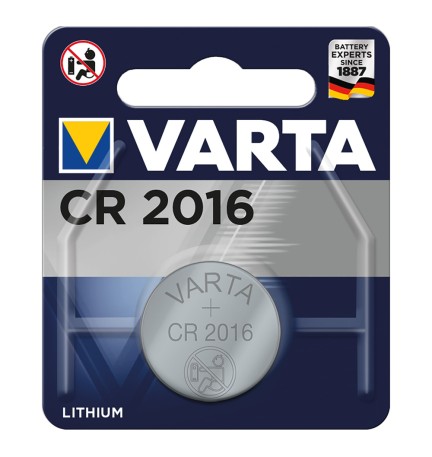 PILA A BOTTONE 'CR2016' Pz 1- 3 V