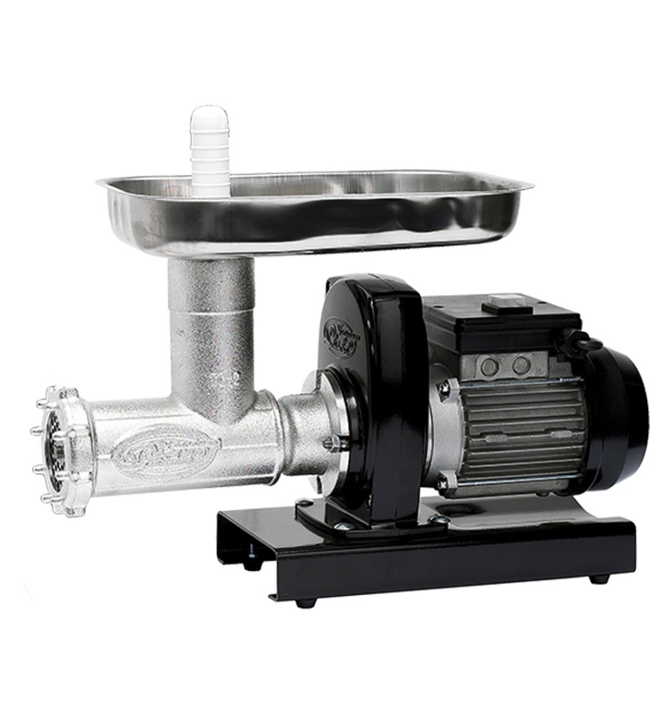 MOTORIDUTTORE CON TRITACARNE 'PAVI' SM22 400 W - HP 1,0 - con piastra 22, 65 fori 6 mm