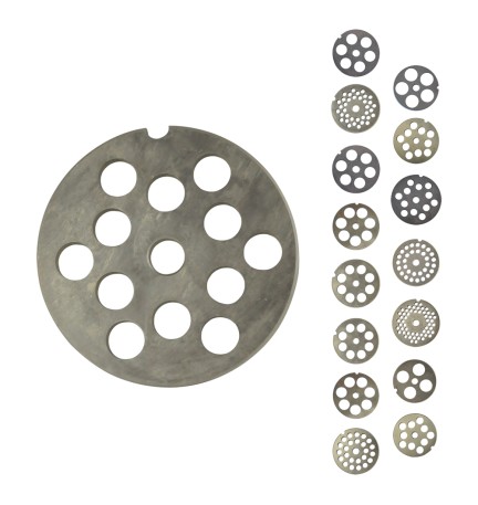 PIASTRA PER TRITACARNE per n.12 - 36 fori da 6 mm.