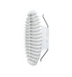 GRIGLIA AERAZIONE PLAST C/MOLLE+ZANZ D 80/125