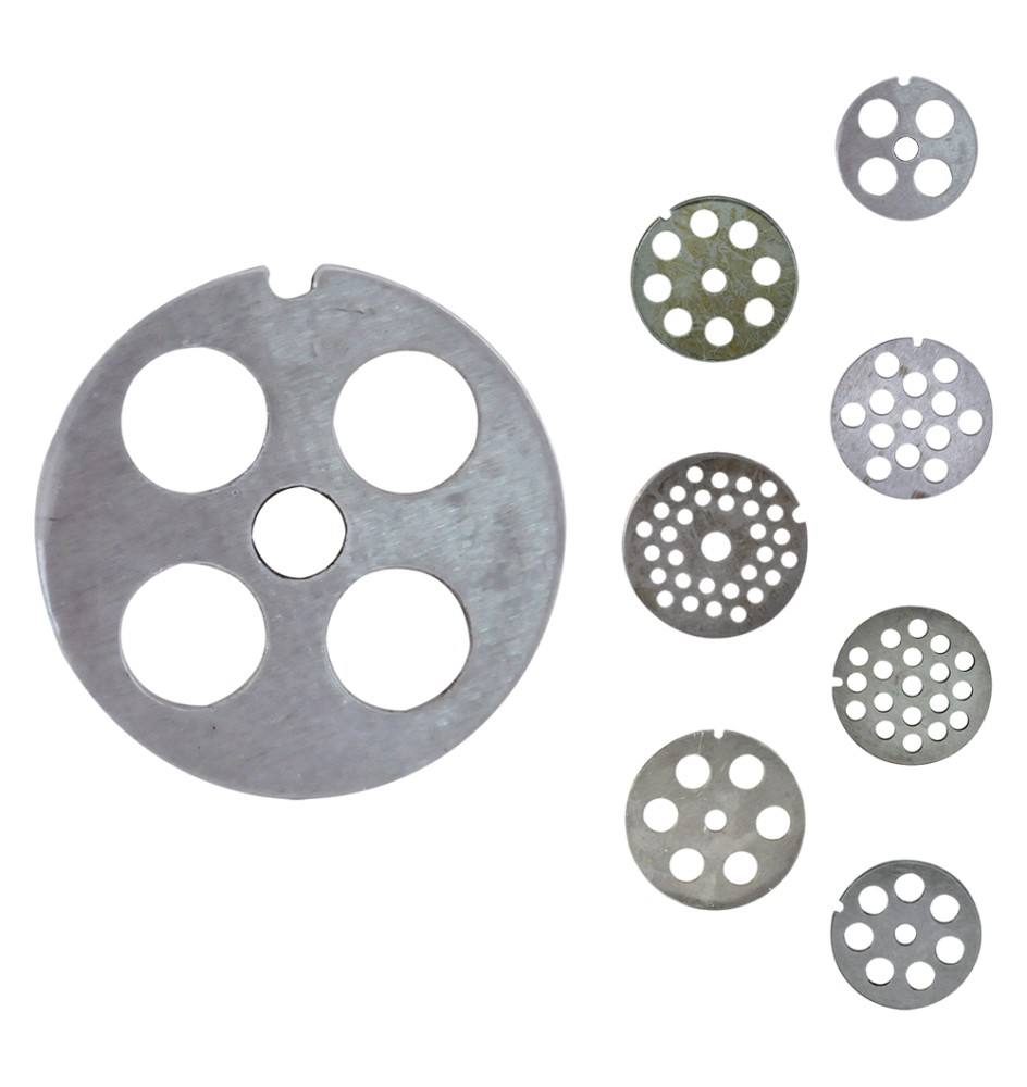 PIASTRA PER TRITACARNE MANUALE Per n.5 - 5 fori da 12 mm.