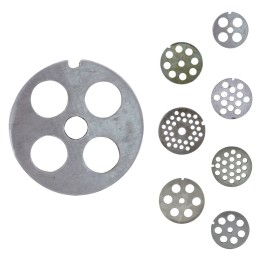 PIASTRA PER TRITACARNE MANUALE Per n.10 - 30 fori da 6 mm.