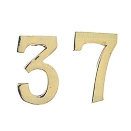 NUMERO CIVICO 0 IN OTTONE 100 MM