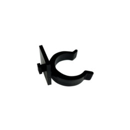GANCIO ABS 28 MM ZOCCOLO RESINA ALLUMINIO*