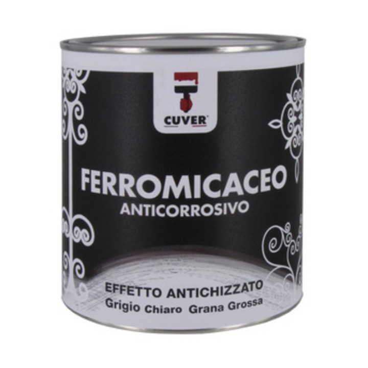 SMALTO CUVER 0,750 L FERROMICACEO GRIGIO CHIARO