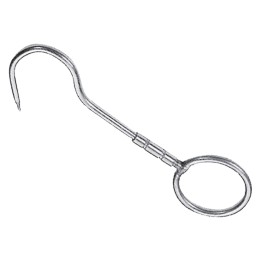 GANCIO GIREVOLE CON ANELLO mm. 240x12