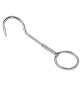 GANCIO GIREVOLE CON ANELLO mm. 240x12